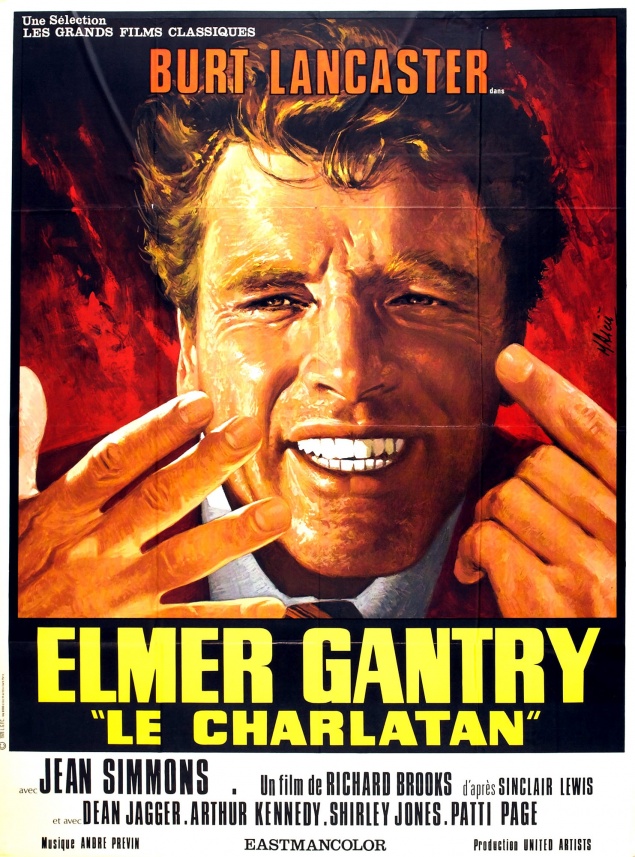 Elmer Gantry, le charlatan - Affiche France