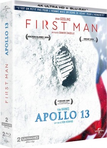 First Man + Apollo 13 - Packshot Blu-ray 4K Ultra HD