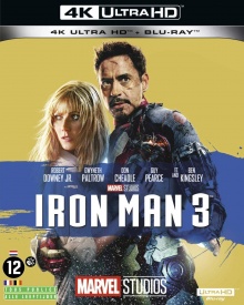 Iron Man 3 (2013) de Shane Black - Packshot Blu-ray 4K Ultra HD