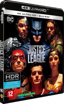 Justice League (2017) de Zack Snyder - Packshot Blu-ray 4K Ultra HD
