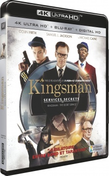 Kingsman : Services secrets (2014) de Matthew Vaughn - Packshot Blu-ray 4K Ultra HD