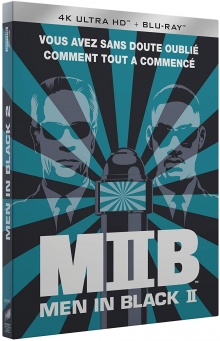 Men in Black 2 (2002) de Barry Sonnenfeld - Cartes postales + Porte-clés - Packshot Blu-ray 4K Ultra HD