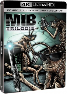 Men in Black - Trilogie - Steelbook - Packshot Blu-ray 4K Ultra HD