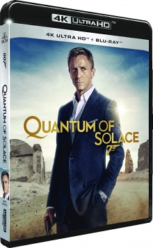 Quantum of Solace (2008) de Marc Forster – Packshot Blu-ray 4K Ultra HD