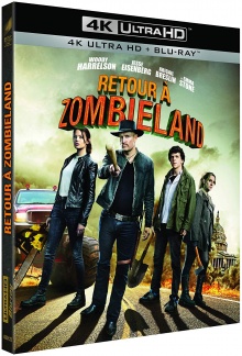 Retour à Zombieland (2019) de Ruben Fleischer – Packshot Blu-ray 4K Ultra HD