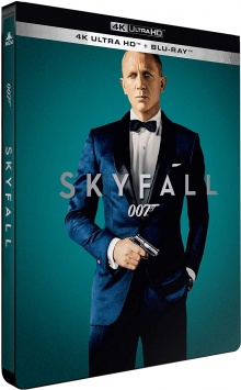 Skyfall (2012) de Sam Mendes - Édition Limitée SteelBook – Packshot Blu-ray 4K Ultra HD