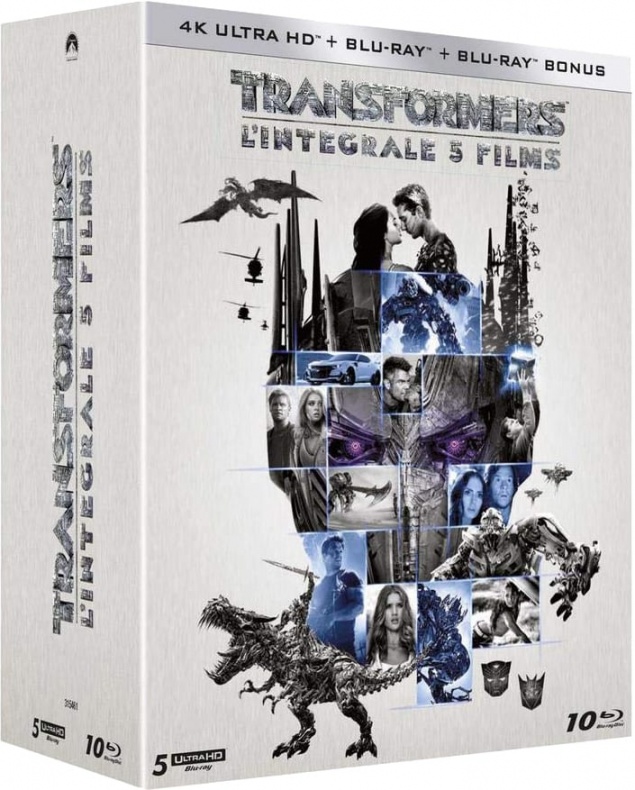 Transformers - L'intégrale 5 films - Blu-ray 4K Ultra HD + Blu-ray ...