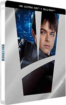 Valérian et la Cité des Mille Planètes (2017) de Luc Besson - Steelbook édition limitée - Packshot Blu-ray 4K Ultra HD