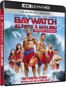 Baywatch : Alerte à Malibu (2017) de Seth Gordon – Packshot Blu-ray 4K Ultra HD