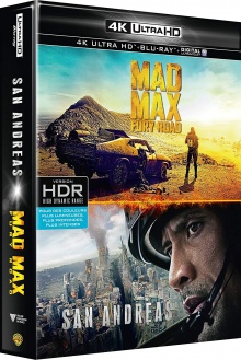 Mad Max : Fury Road + San Andreas – Packshot Blu-ray 4K Ultra HD