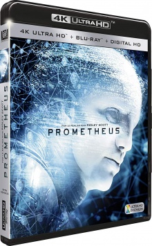 Prometheus (2012) de Ridley Scott – Packshot Blu-ray 4K Ultra HD