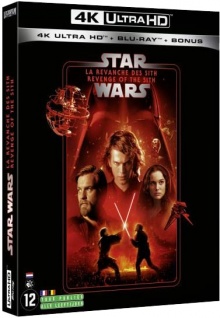 Star Wars, épisode III - La Revanche des Sith (2005) de George Lucas – Packshot Blu-ray 4K Ultra HD