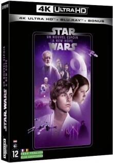 Star Wars, épisode IV : Un nouvel espoir (1977) de George Lucas – Packshot Blu-ray 4K Ultra HD