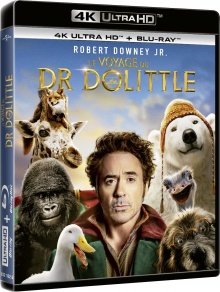 Le Voyage du Dr Dolittle (2020) de Stephen Gaghan - Packshot Blu-ray 4K Ultra HD