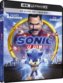 Sonic le film (2020) de Jeff Fowler - Packshot Blu-ray 4K Ultra HD