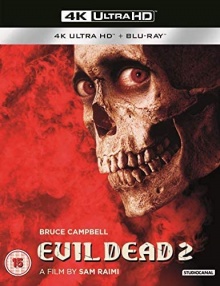 Evil Dead 2 (1987) de Sam Raimi - Packshot Blu-ray 4K Ultra HD