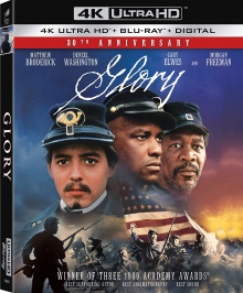 Glory (1989) de Edward Zwick - Packshot Blu-ray 4K Ultra HD