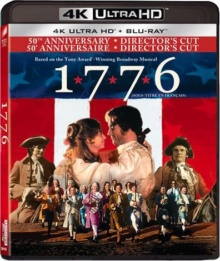 1776 (1972) de Peter H. Hunt - 50ème Anniversaire - Director's Cut - Packshot Blu-ray 4K Ultra HD