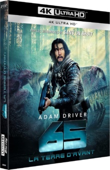 65 - La terre d'avant (2023) de Scott Beck, Bryan Woods - Packshot Blu-ray 4K Ultra HD