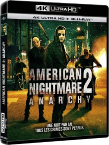 American Nightmare 2 : Anarchy (2014) de James DeMonaco – Packshot Blu-ray 4K Ultra HD