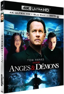 Anges & démons (2009) de Ron Howard – Packshot Blu-ray 4K Ultra HD