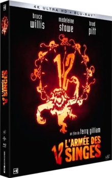 L’Armée des 12 singes (1995) de Terry Gilliam - Édition Culte SteelBook Numérotée - Packshot Blu-ray 4K Ultra HD