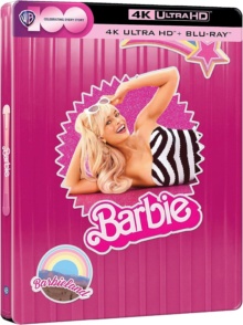Barbie (2023) de Greta Gerwig - Édition Boîtier Steelbook - Packshot Blu-ray 4K Ultra HD