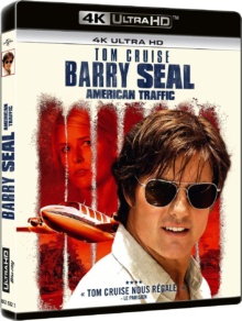 Barry Seal : American Traffic (2017) de Doug Liman - Packshot Blu-ray 4K Ultra HD