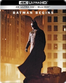 Batman Begins (2005) de Christopher Nolan - Édition Boîtier SteelBook - Packshot Blu-ray 4K Ultra HD