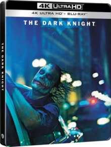 Batman - The Dark Knight, le Chevalier Noir (2008) de Christopher Nolan - Édition Boîtier SteelBook - Packshot Blu-ray 4K Ultra HD
