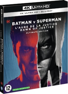 Batman v Superman : L'aube de la justice (2016) de Zack Snyder - Ultimate Edition Remastered – Packshot Blu-ray 4K Ultra HD