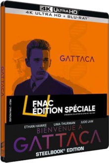 Bienvenue à Gattaca (1997) de Andrew Niccol - Steelbook Exclusivité Fnac – Packshot Blu-ray 4K Ultra HD