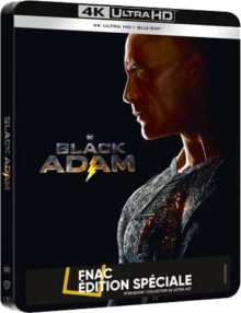 Black Adam (2022) de Jaume Collet-Serra - Édition Spéciale Fnac Steelbook – Packshot Blu-ray 4K Ultra HD