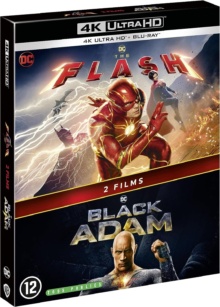 Black Adam + The Flash - Packshot Blu-ray 4K Ultra HD