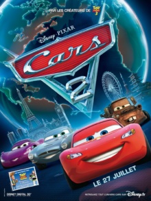 Cars 2 (2011) de John Lasseter, Bradford Lewis - Affiche