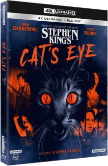 Cat's eye (1985) de Lewis Teague - Packshot Blu-ray 4K Ultra HD