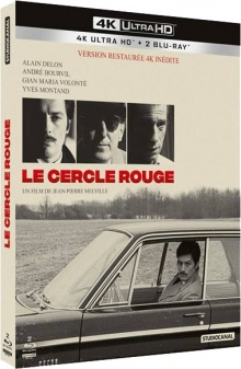 Le Cercle rouge (1970) de Jean-Pierre Melville - Packshot Blu-ray 4K Ultra HD
