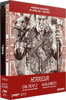 Coffret Horreur : Hurlements + Evil Dead 2 - Édition boîtier SteelBook - Packshot Blu-ray 4K Ultra HD