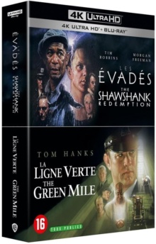 Les Évadés + La Ligne verte - Packshot Blu-ray 4K Ultra HD
