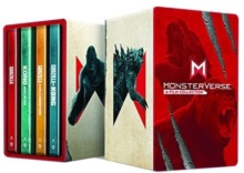 Coffret Monsterverse : Godzilla + Godzilla : Roi des monstres + Kong : Skull Island + Godzilla vs Kong – Packshot Blu-ray 4K Ultra HD