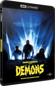 Démons 1 (1985) de Lamberto Bava - Packshot Blu-ray 4K Ultra HD