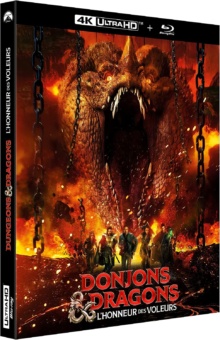 Donjons & Dragons : L'Honneur des voleurs (2023) de John Francis Daley, Jonathan Goldstein - Packshot Blu-ray 4K Ultra HD
