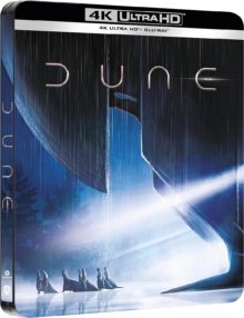 Dune (2021) de Denis Villeneuve - Édition Boîtier SteelBook - Packshot Blu-ray 4K Ultra HD