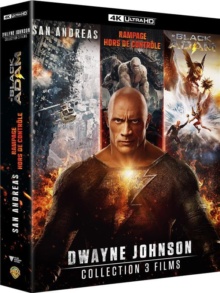 Dwayne Johnson - Collection 3 films : San Andreas + Rampage - Hors de contrôle + Black Adam - Packshot Blu-ray 4K Ultra HD