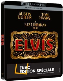 Elvis (2022) de Baz Luhrmann - Édition Spéciale Fnac Steelbook - Packshot Blu-ray 4K Ultra HD