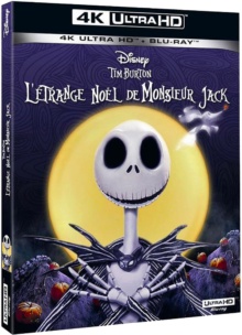 L'Étrange Noël de monsieur Jack (1993) de Henry Selick - Packshot Blu-ray 4K Ultra HD