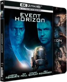 Event Horizon : Le Vaisseau de l'au-delà (1997) de Paul W.S. Anderson - Steelbook Édition Limitée - Packshot Blu-ray 4K Ultra HD