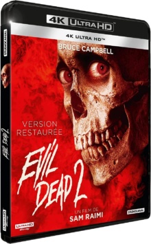 Evil Dead 2 (1987) de Sam Raimi - Packshot Blu-ray 4K Ultra HD