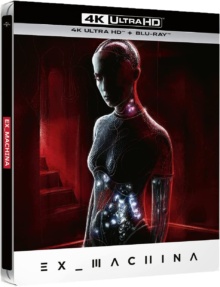 Ex Machina (2014) de Alex Garland - Édition boîtier SteelBook - Packshot Blu-ray 4K Ultra HD