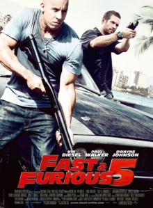 Fast & Furious 5 (2011) de Justin Lin - Affiche